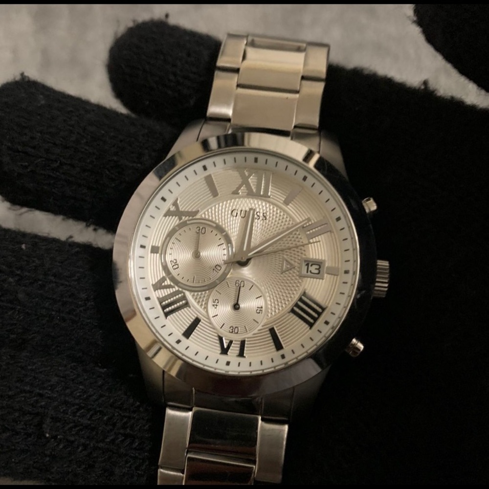 Silver Guess Watch.